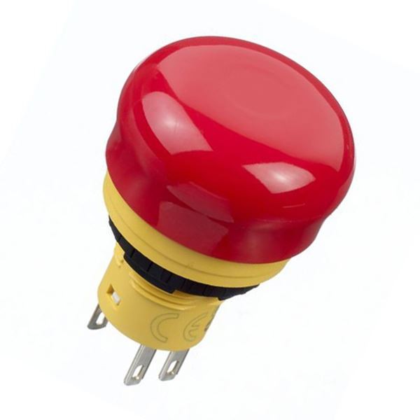 IDEC X6-16mm Emergency Stop Switch E-Stop 30mm Mushroom 2NC AB6E-3BV02PTRH