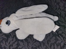 Vintage Tonka Plush Pound Puppies Gray Dog w/ Floppy Ears 6" Stuffed Toy Figure