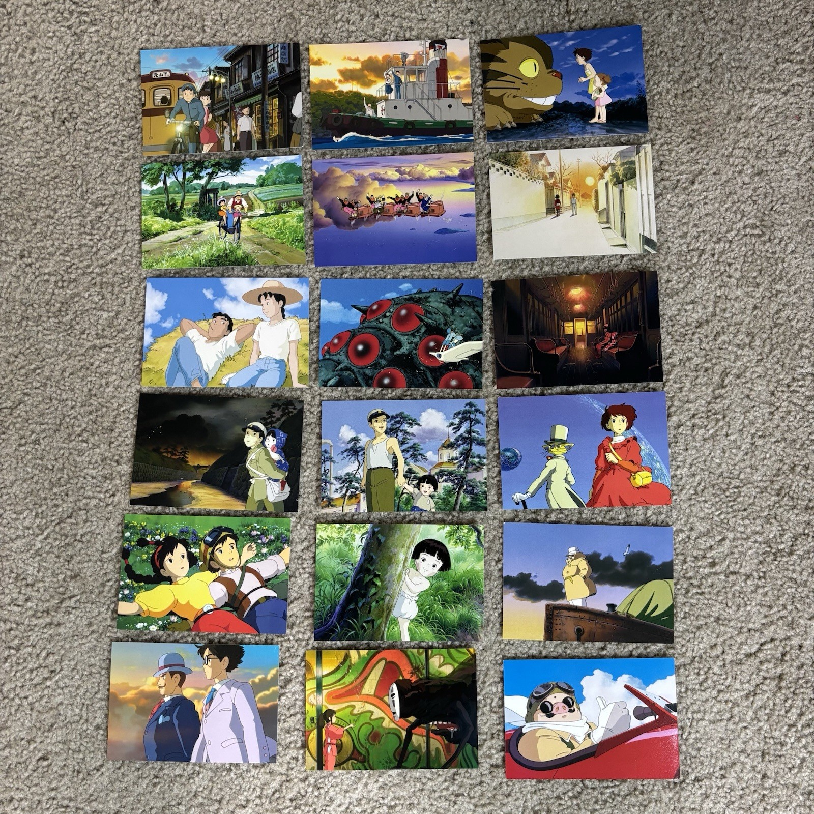 Studio Ghibli Lot Of 18 Collectible Postcards - Grave Of The Fireflies