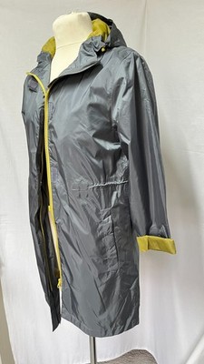26    UP2 Fashion Regen Mantel Parka  grau  Gr. S