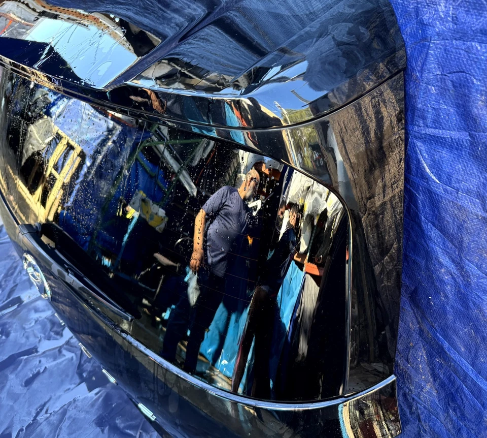 HYUNDAI PALISADE TRUNK LID DECK TAIL GATE TAILGATE BLACK A2B 20-25 # OR17-TRU356 - Image 3 of 4