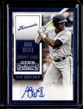 2015 Panini Contenders #2 Adam Walker Prospect Ticket Autographs