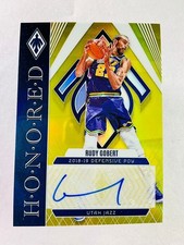 2023-24 Panini Phoenix - Rudy Gobert Yellow HONORED Parallel AUTOGRAPH /35