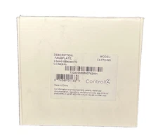 Control4 Faceplate 2-Gang Contemp White C4-FP2-C-WH, Lot of 8, Brand New