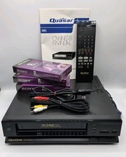 Quasar VH5380 VCR W/Remote, Manual, Cords, Sealed Blank Tapes. Excellent Shape 
