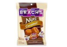 Brach's Nips Caramel Flavored Hard Candy, 3.25 oz, Pack of 12 Packaging May Vary