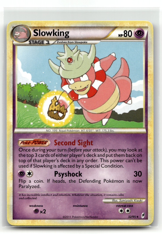 Slowking 32/95 Normal Rare Call of Legends LP