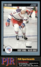 Tim Kerr 1992-93 Score Canadian #93 New York Rangers