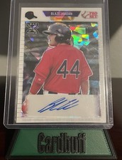 ⚾️ 2021 Blaze Jordan #D 2/2 Pro Set Metal 1990 Pro Set Base Auto Red Sox Ice