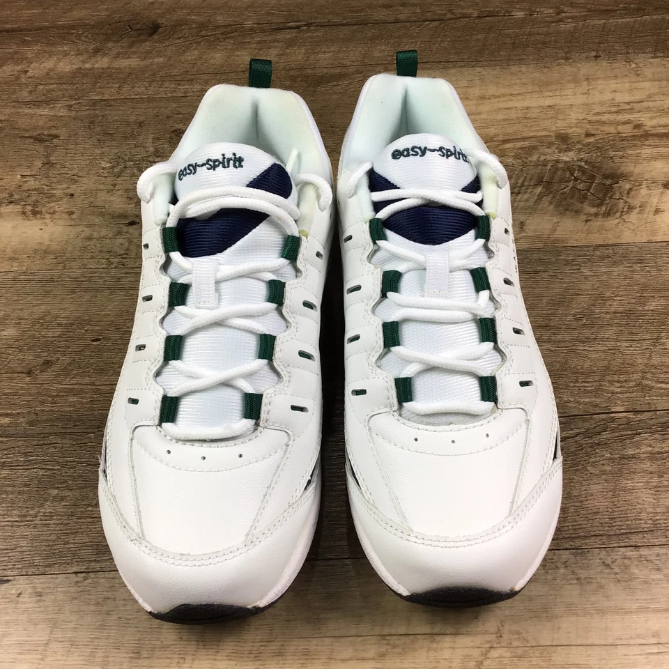 Zapatos deportivos para caminar Easy Spirit para mujer talla 6,5 de ancho de cuero blanco Foto 4 de 4