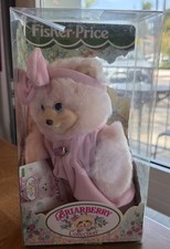 Vintage Fisher-Price Briarberry Collection SARAHBERRY Stuffed Pink Bear 1998