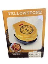 YELLOWSTONE tv show Mini Small 4” Waffle Chaffle Maker NEW IN BOX Branded Y