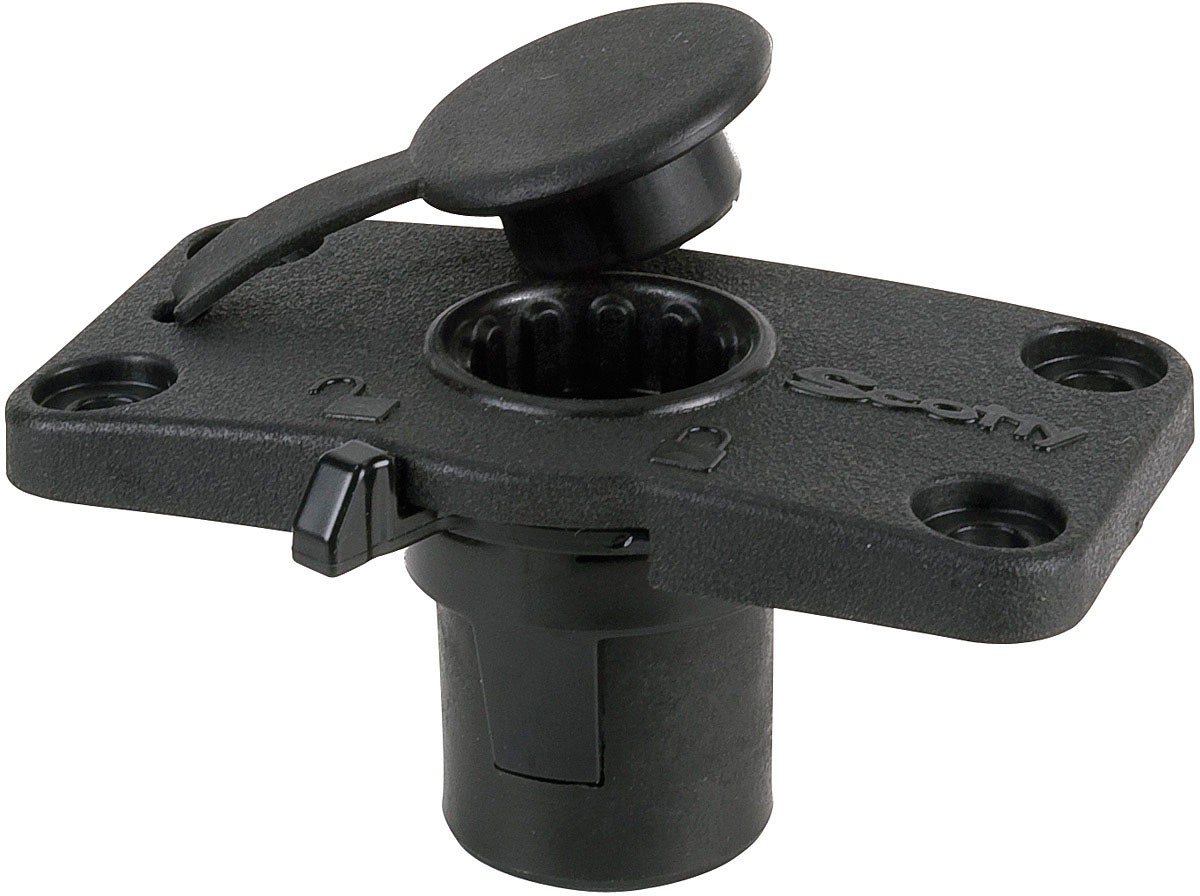 Скрытое крепление Scotty Locking с дождевиком - Надежная фурнитура для крепления на стойку