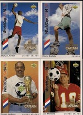 1993 Upper Deck World Cup Honorary Captains Set Jordan, Montana, Gretzky Jackson