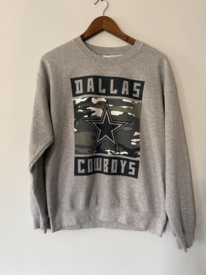 Dallas Cowboys - Gray Sweatshirt Unisex - Size Medium- NFL Team Apparel Zubaz