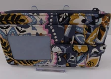 Vera Bradley Cotton Charmont Meadow Card Case Wallet