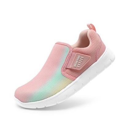 Kids Sneakers Boys Girls Slip On Running Shoes Protective Toe School Sneakers