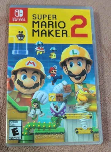 Super Mario Maker 2 Nintendo Switch - Complete CIB Tested Working! 🍄🛠️