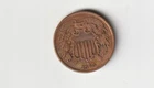 0836----1864 Two Cent Piece large motto good detail