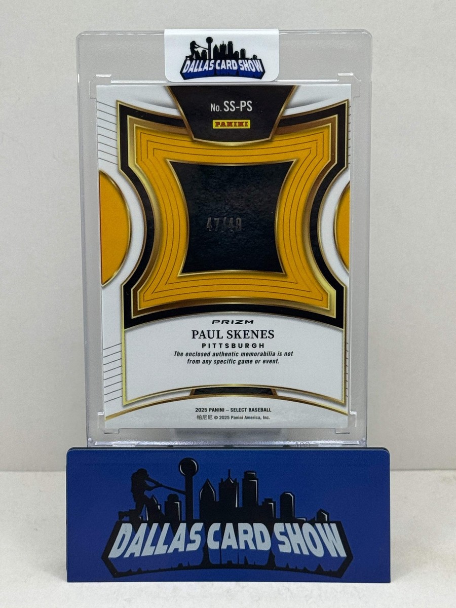 2025 Panini Select #SS-PS Paul Skenes Blue Selective Swatches