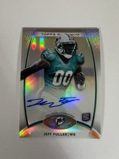 2012 Topps Platinum Jeff Fuller RC Auto Rookie Card #157 Miami Dolphins NM. rookie card picture