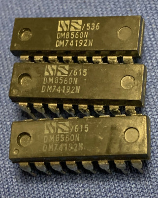 DM74192N NSC 74192 16-PIN DIP VINTAGE 1975+ COLLECTIBLE OLD STYLE
