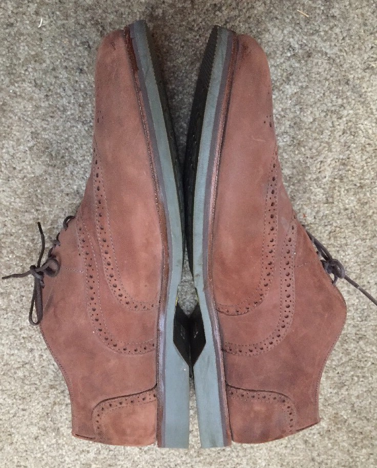 VIRGINIA HIGHLANDS BROWN LEATHER oxford SHOES men 13 M  display picture 1