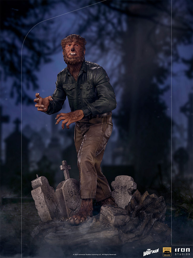 SF・ファンタジー・ホラー UNIVERSAL MONSTERS THE WOLFMAN STATUE Universal Monsters The Wolfman Deluxe Art Scale Statue | eBay