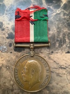 Great Britain/England GeorgeV Mercantile Marine War Medal-Bronze Medal-named