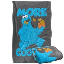 Sesame Street More Cookies Silky Touch Super Soft Throw Blanket