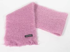 Foxford Light Purple Mohair Blend Scarf, 9" x 57", Made in Ireland