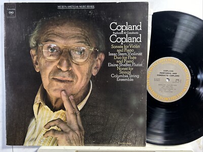 COPLAND Violin Sonata, Isaac Stern / Nonet For Strings / Duo COLUMBIA M 32737