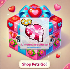 x 25 Valentines Giftbags    | Pets Go | Insta...
