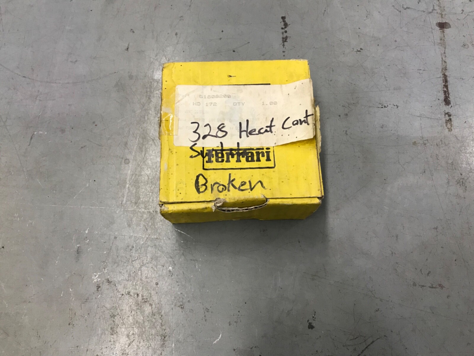 ferrari 328 heat control switch #61808200 or #8070529912 