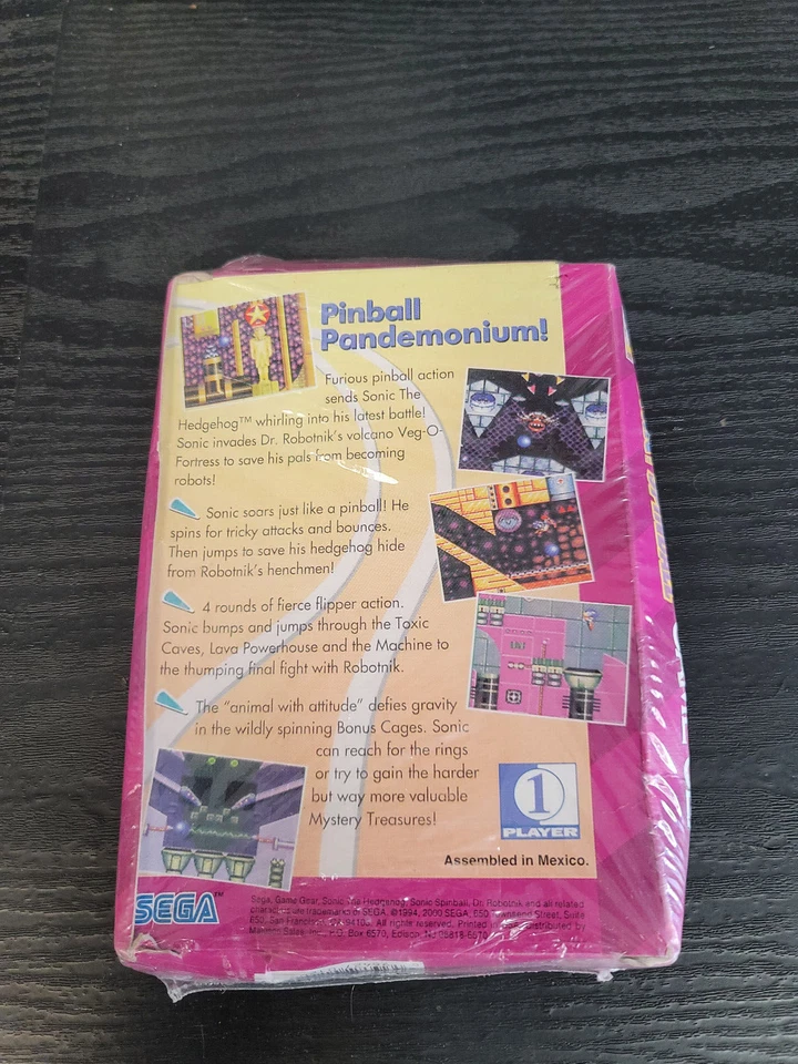 Sonic Spinball for Sega Game Gear GG Brand New Factory Sealed Box - Image 2 of 4