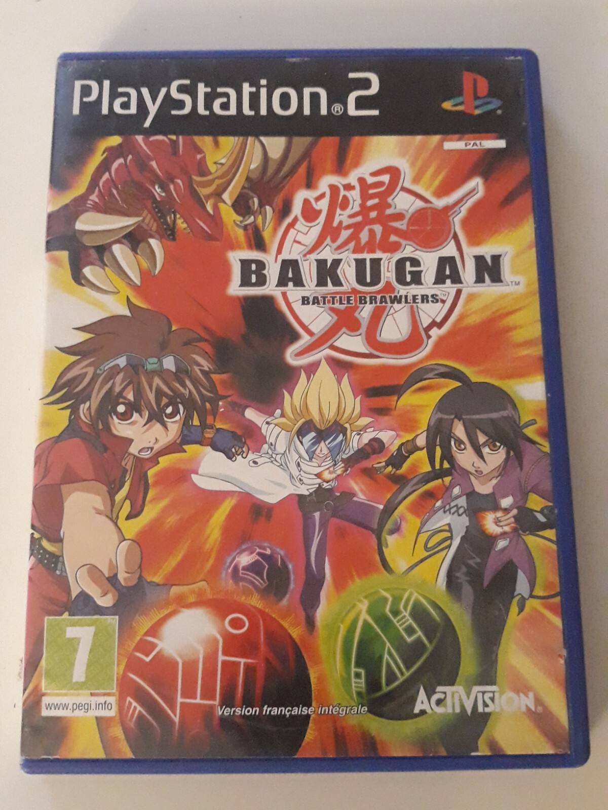 PS 2  JEU  BAKUGAN BATTLE BRAWLERS  PLAYSTATION / en bon état 