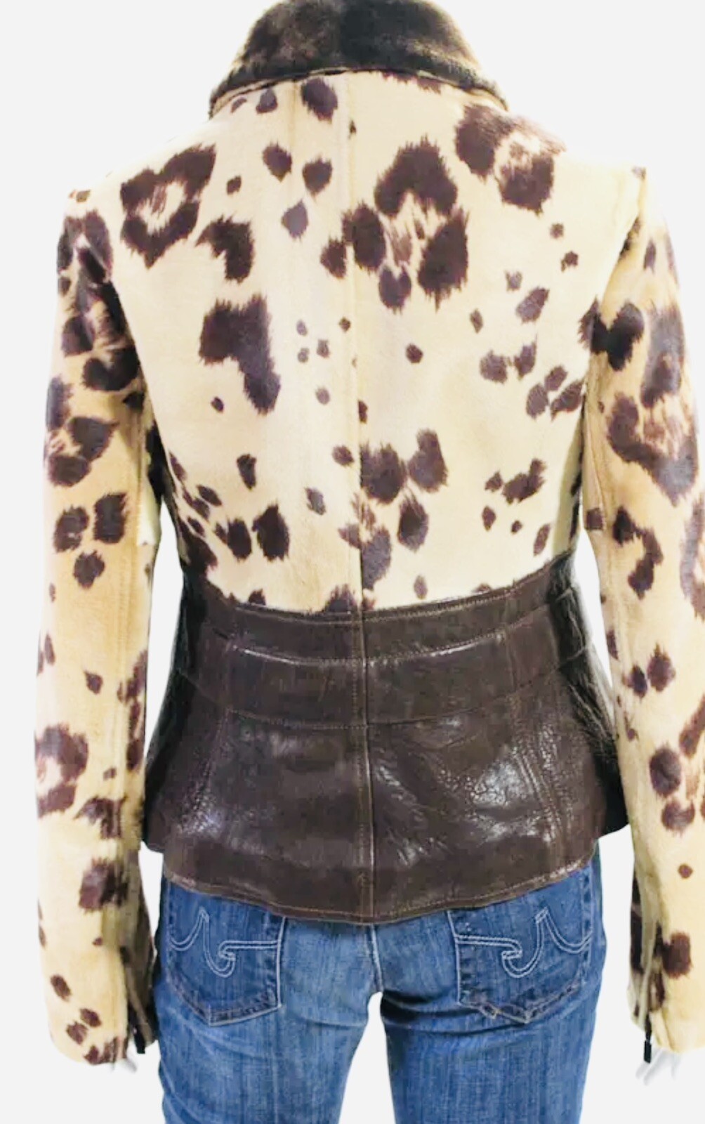 Rare Designer Robert Comstock Sable brown Leather… - image 14