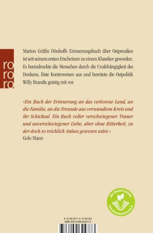 Thumbnail - Marion Gräfin Dönhoff Namen, Die Keiner Mehr Nennt