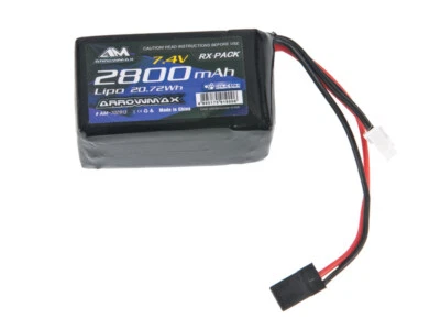 Arrowmax Competition LiPo Micro RX-Pack Hump #2800mAh 7,4V - Photo 1/3