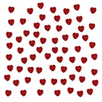 Small Red Hearts Flatback Buttons For Scrapbooking (1863) on sale Small Red Hearts Flatback Buttons For Scrapbooking (1863) on sale