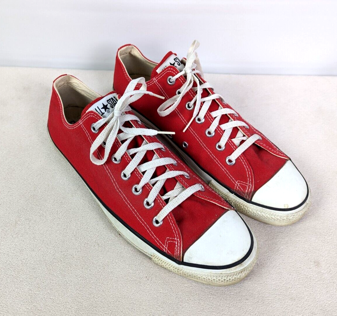 CONVERSE All-Star Vtg USA Made Low Top Shoe Sneaker Canvas CONVERSE All-Star Vtg USA Made Low Top Shoe Sneaker Canvas