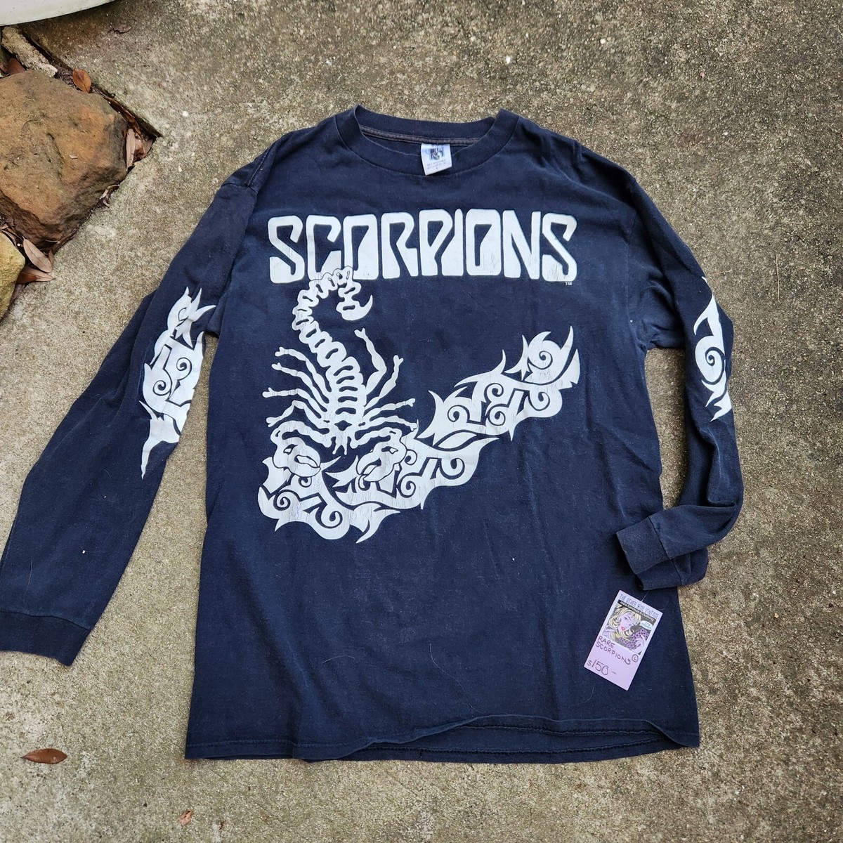 Vintage Scorpions Band Long Sleeve Rock 80s/90s T Shirt L Vintage Scorpions Band Long Sleeve Rock 80s/90s T Shirt L