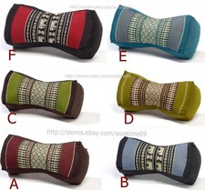 Yoga Boned Cushion Thai Cushion Yoga Neck Pillow Kapok100 filled Handmade