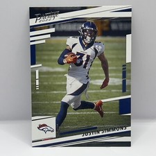 2022 Panini Prestige Football Justin Simmons Base #92 Denver Broncos