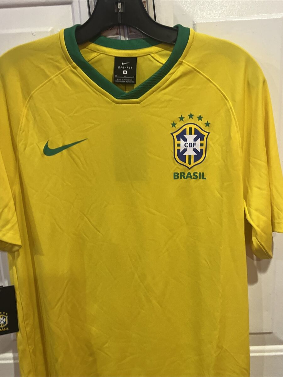 Brand Mew Official Nike Brazil CBF S/S Home Jersey (893853 Brand Mew Official Nike Brazil CBF S/S Home Jersey (893853