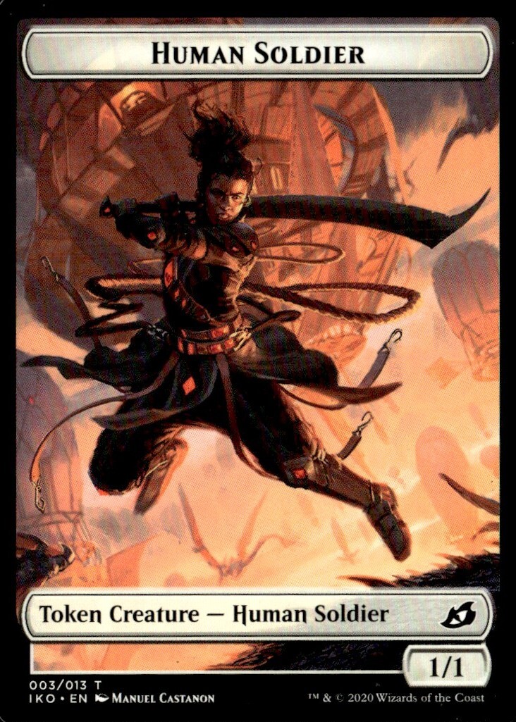 2020 Ikoria: Lair of Behemoths Tokens Human Soldier Token/Common #3