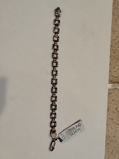 BEAUTIFUL 925 ITALIAN STERLING SILVER CHAIN BRACELET 7"