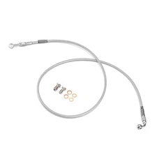 MOFUN 54" Non-ABS Brake Line Kit Front For Harley Dyna 12" 14" Handlebar