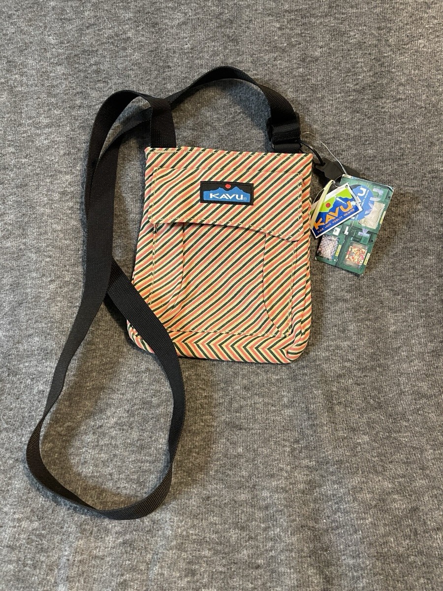 Kavu Crossbody purse Striped NWT