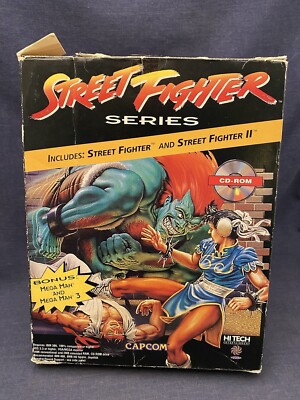Street Fighter II PC Big Box - Version Anglaise, état Correct